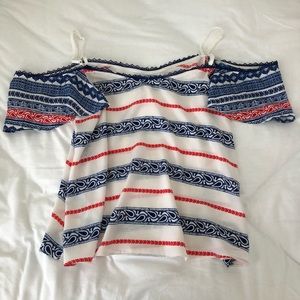 Francesca’s off the shoulder blouse